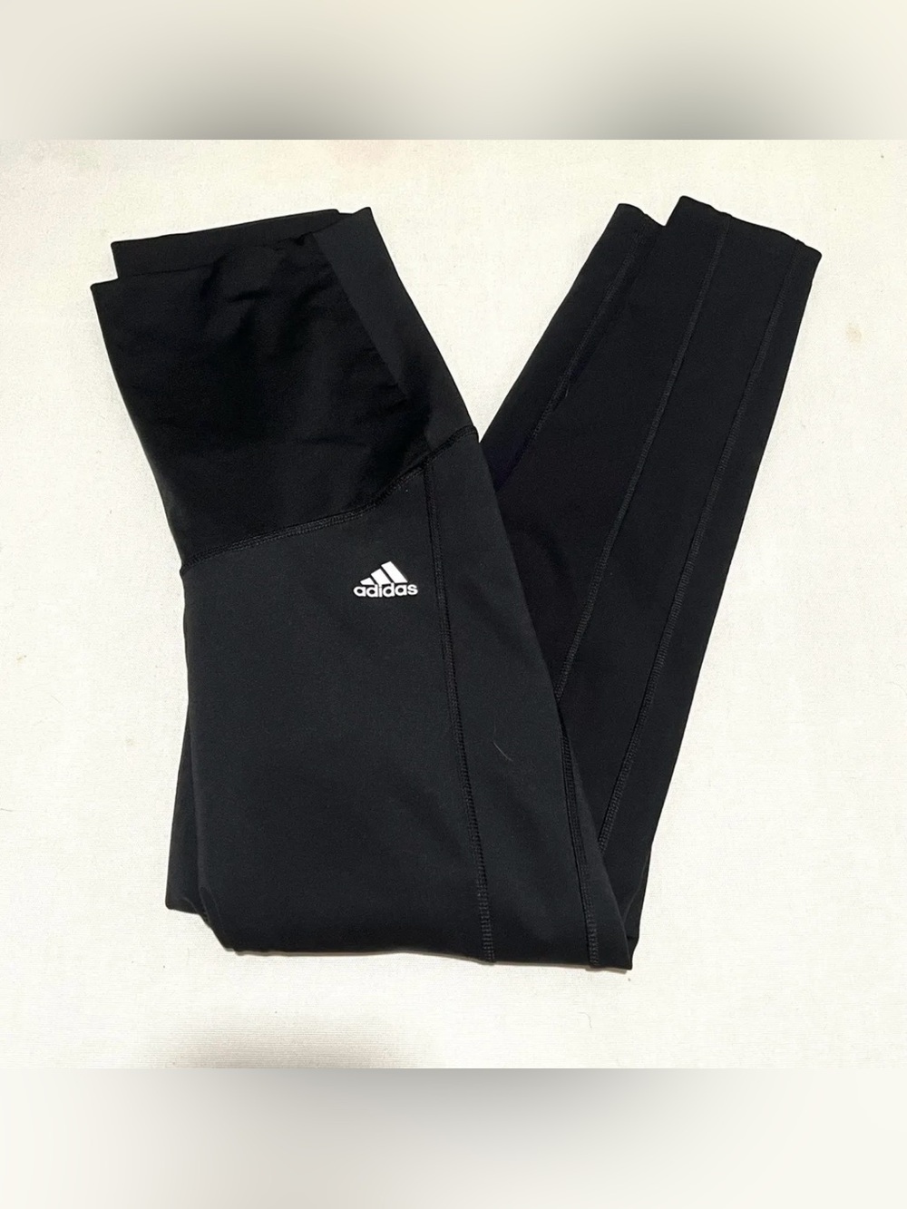 Adidas Aeroready Maternity Leggings- Black Sz M